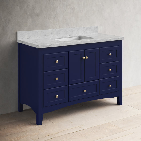 Birch Lane™ Fresno 48'' Single Bathroom Vanity with Top & Reviews Wayfair